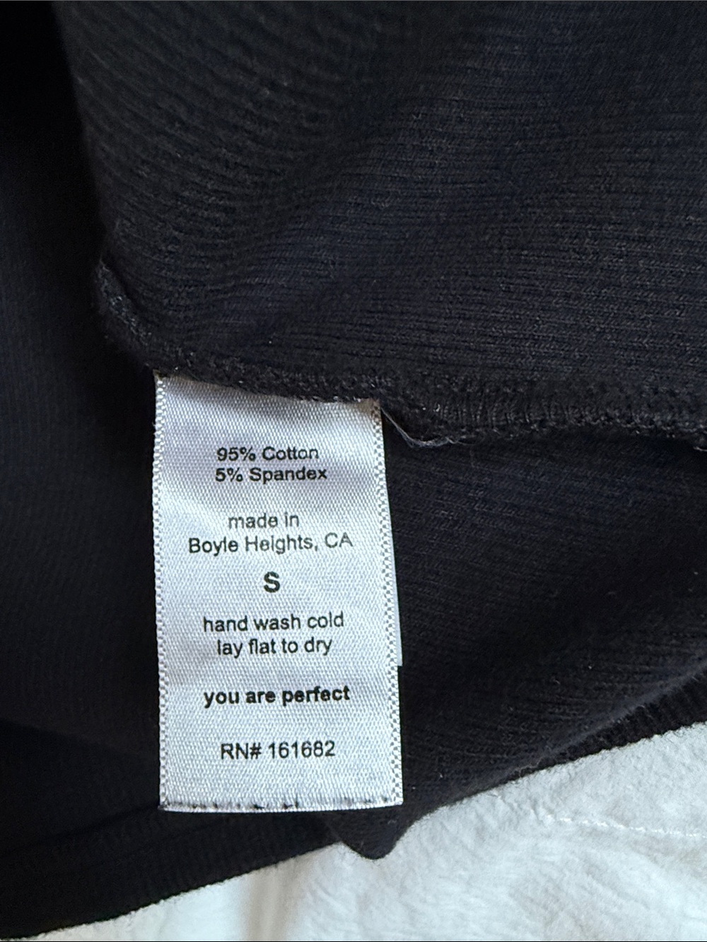 PerfectWhiteTee Talula Ribbed Tube Top in True Black S NWT - Picture 2 of 2